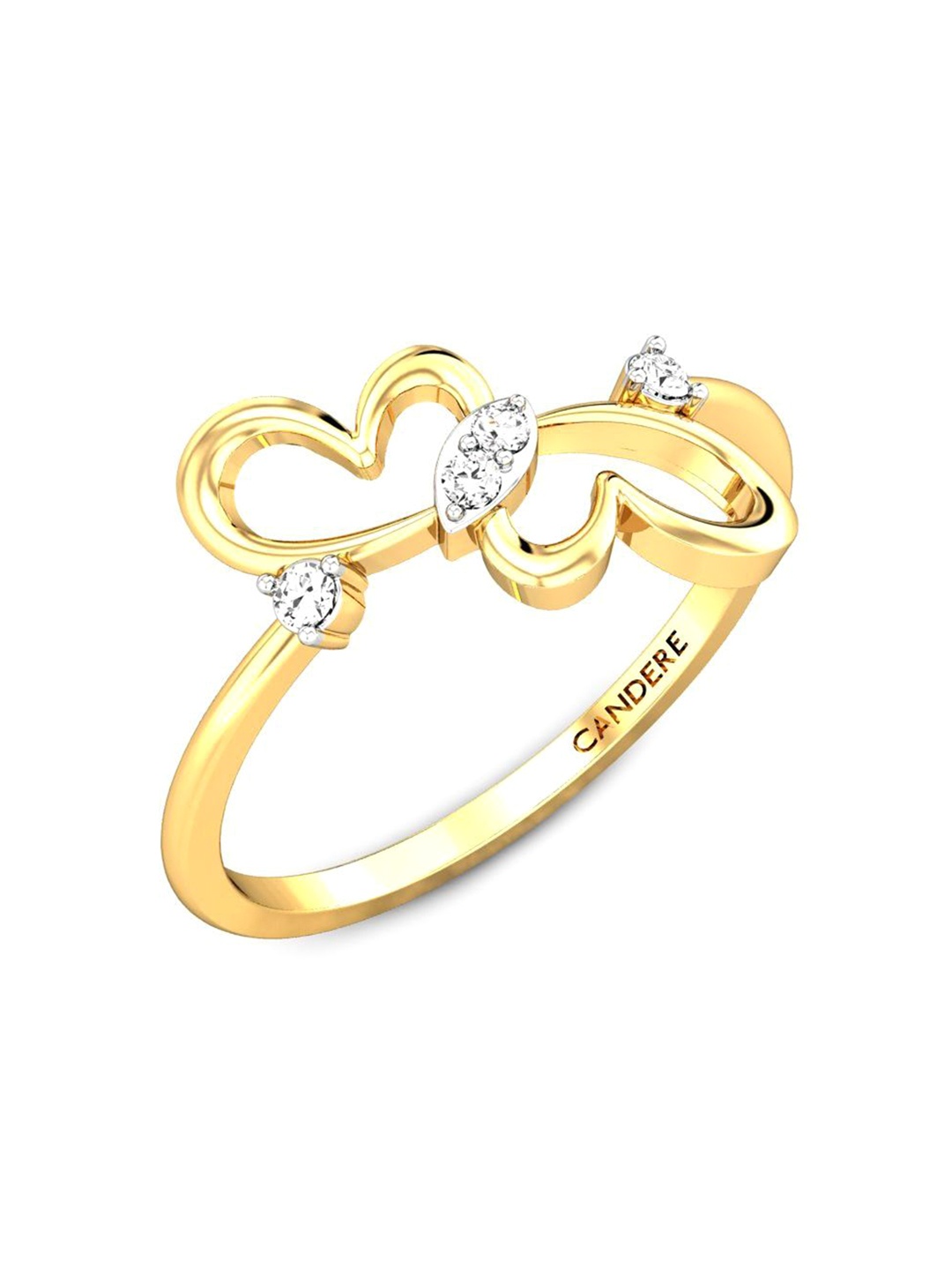 CANDERE A KALYAN JEWELLERS COMPANY 14KT (585) Gold Cubic Zirconia Studded Ring-1.2gm
CANDERE A KALYAN JEWELLERS COMPANY 14KT (585) Gold Cubic Zirconia Studded Ring-1.2gm