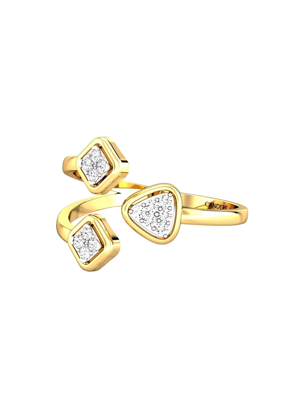 CANDERE A KALYAN JEWELLERS COMPANY 14KT (585) Gold Cubic Zirconia Studded Ring-2.16 gm
CANDERE A KALYAN JEWELLERS COMPANY 14KT (585) Gold Cubic Zirconia Studded Ring-2.16 gm