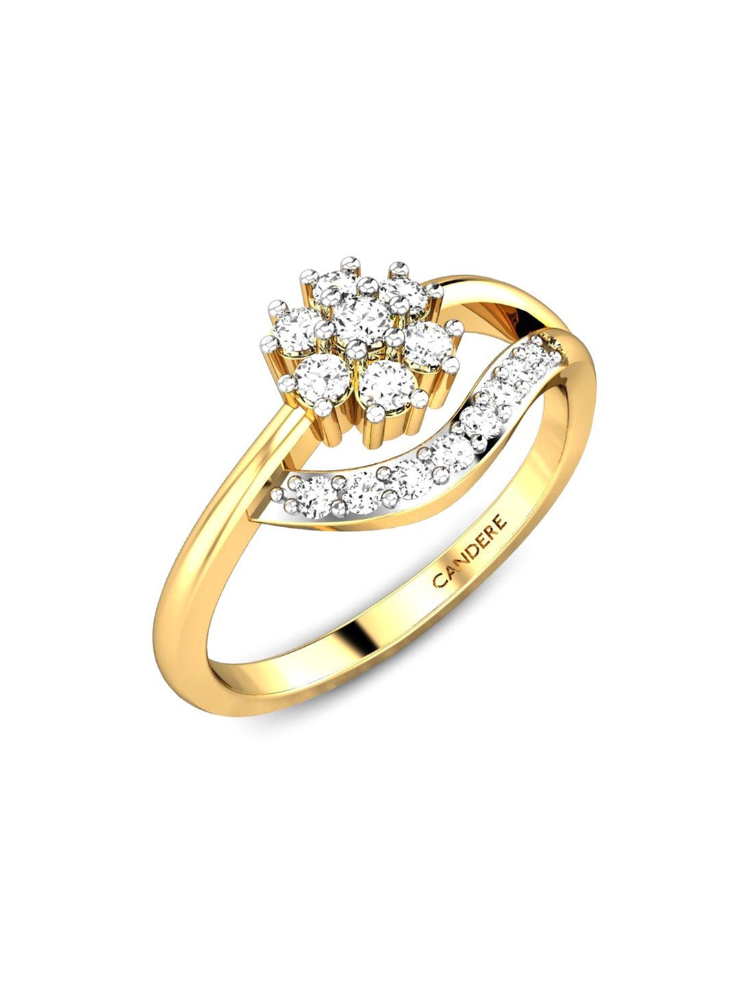 CANDERE A KALYAN JEWELLERS COMPANY 22KT (916) Gold Cubic Zirconia Studded Ring-2.42 gm
CANDERE A KALYAN JEWELLERS COMPANY 22KT (916) Gold Cubic Zirconia Studded Ring-2.42 gm