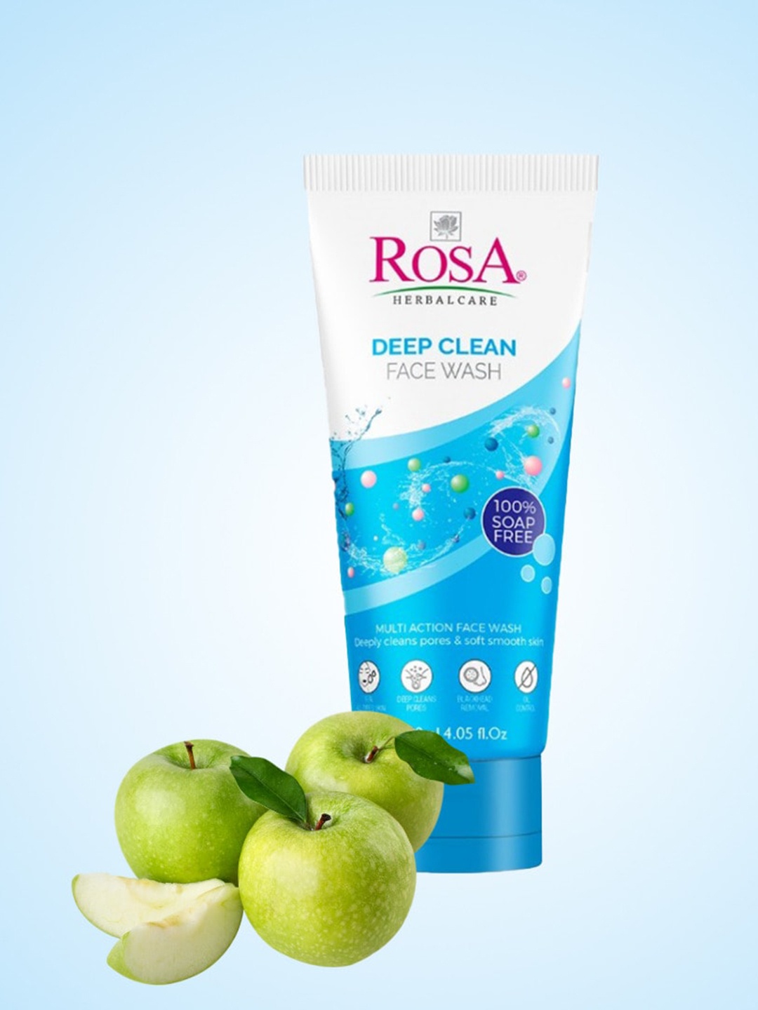 ROSA Set Of 3 Deep Clean Face Wash With Green Apple & Vitamin -E For Pores-120ml Each, Blue
ROSA Set Of 3 Deep Clean Face Wash With Green Apple & Vitamin -E For Pores-120ml Each, Blue