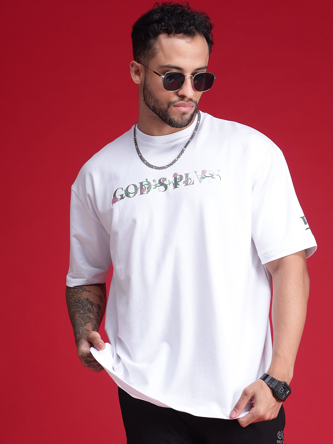 Peach & Lemonade Round Neck Short Sleeves Typography Printed Regular Fit Cotton T-shirt, White
Peach & Lemonade Round Neck Short Sleeves Typography Printed Regular Fit Cotton T-shirt, White