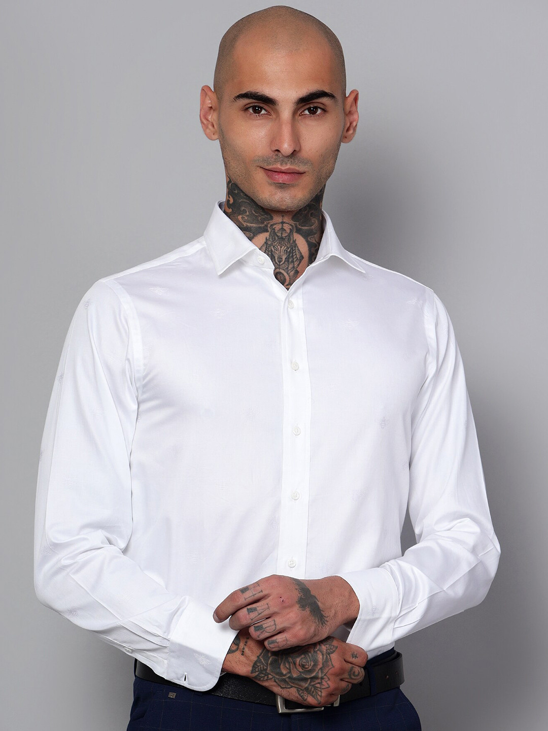 Peach & Lemonade Spread Collar Long Sleeves Original Regular Fit Cotton Formal Shirt, White
Peach & Lemonade Spread Collar Long Sleeves Original Regular Fit Cotton Formal Shirt, White