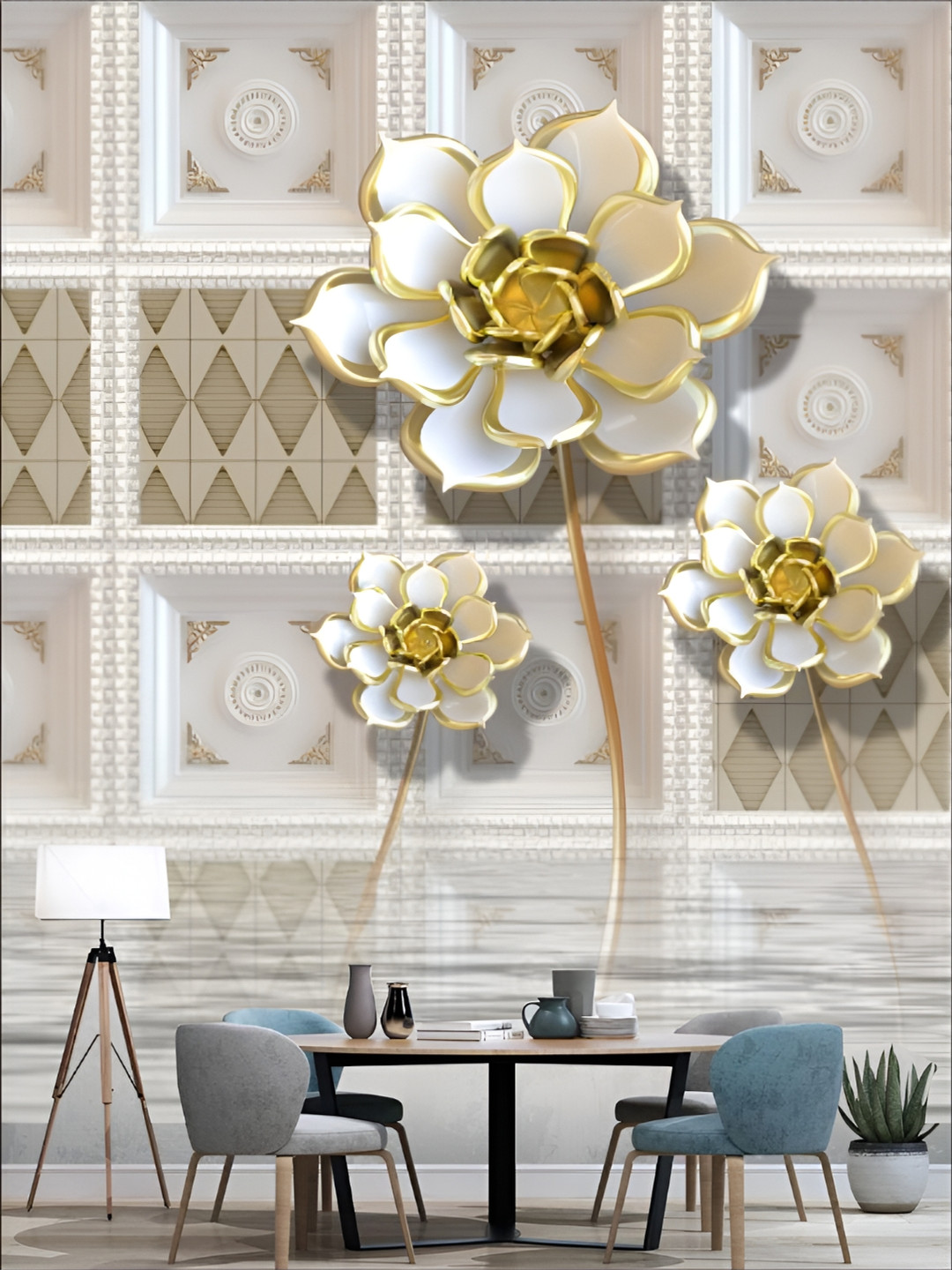 KSHIRSA Beige & Yellow 3D Abstract Printed Self Adhesive Wall Sticker
KSHIRSA Beige & Yellow 3D Abstract Printed Self Adhesive Wall Sticker