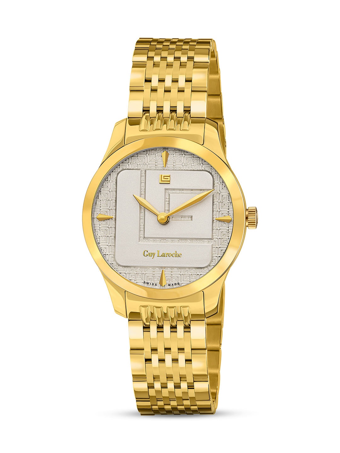 Guy Laroche Maxime Women Stainless Steel Straps Analogue Swiss Made Watch GLWLG0001204, Silver
Guy Laroche Maxime Women Stainless Steel Straps Analogue Swiss Made Watch GLWLG0001204, Silver
