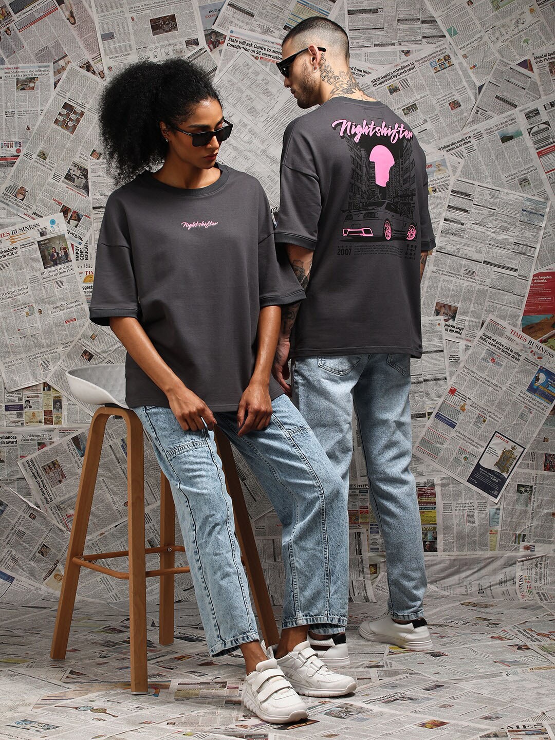 Difference of Opinion Unisex Drop Shoulder Embossed Terry Cotton Oversized T Shirt, Grey
Difference of Opinion Unisex Drop Shoulder Embossed Terry Cotton Oversized T Shirt, Grey