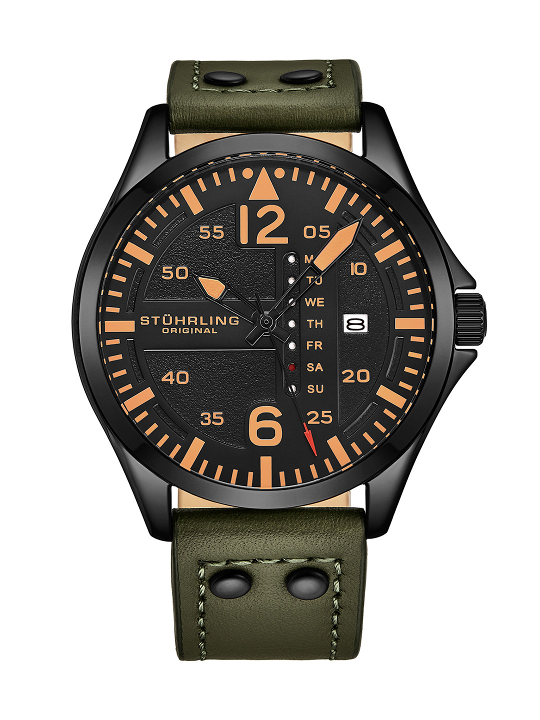 STUHRLING ORIGINAL Aviator Men Analogue Motion Powered Watch STRLG-3916.3, Green
STUHRLING ORIGINAL Aviator Men Analogue Motion Powered Watch STRLG-3916.3, Green