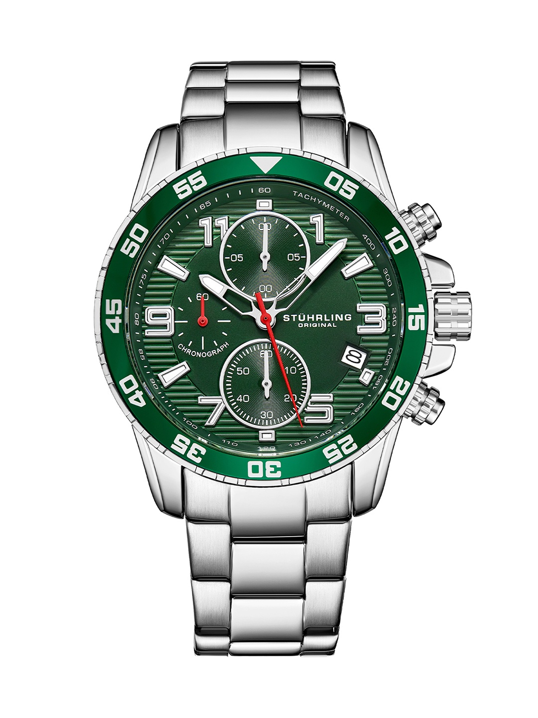 STUHRLING ORIGINAL Aquadiver Men Dial Analogue Motion Powered Watch STRLG-3957.3, Green
STUHRLING ORIGINAL Aquadiver Men Dial Analogue Motion Powered Watch STRLG-3957.3, Green