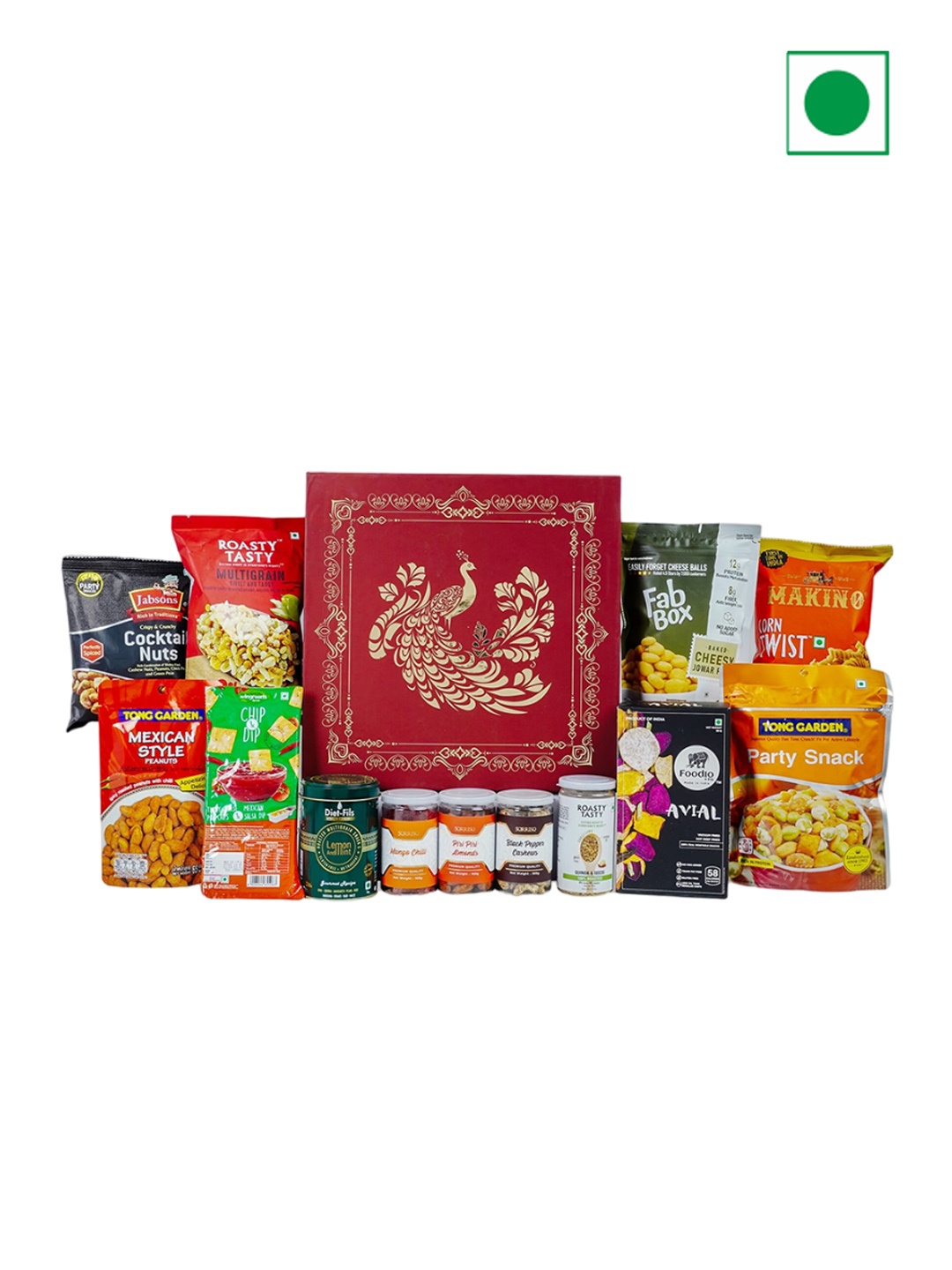The Gift Tree Party 14Pcs Snacks & Flavoured Dry Fruits Gift Hamper, Red
The Gift Tree Party 14Pcs Snacks & Flavoured Dry Fruits Gift Hamper, Red