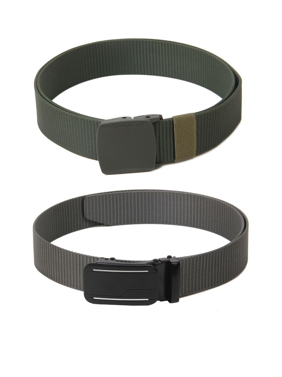 Calvadoss Women Textured Polyester Canvas Set Of 2 Belts, Green
Calvadoss Women Textured Polyester Canvas Set Of 2 Belts, Green