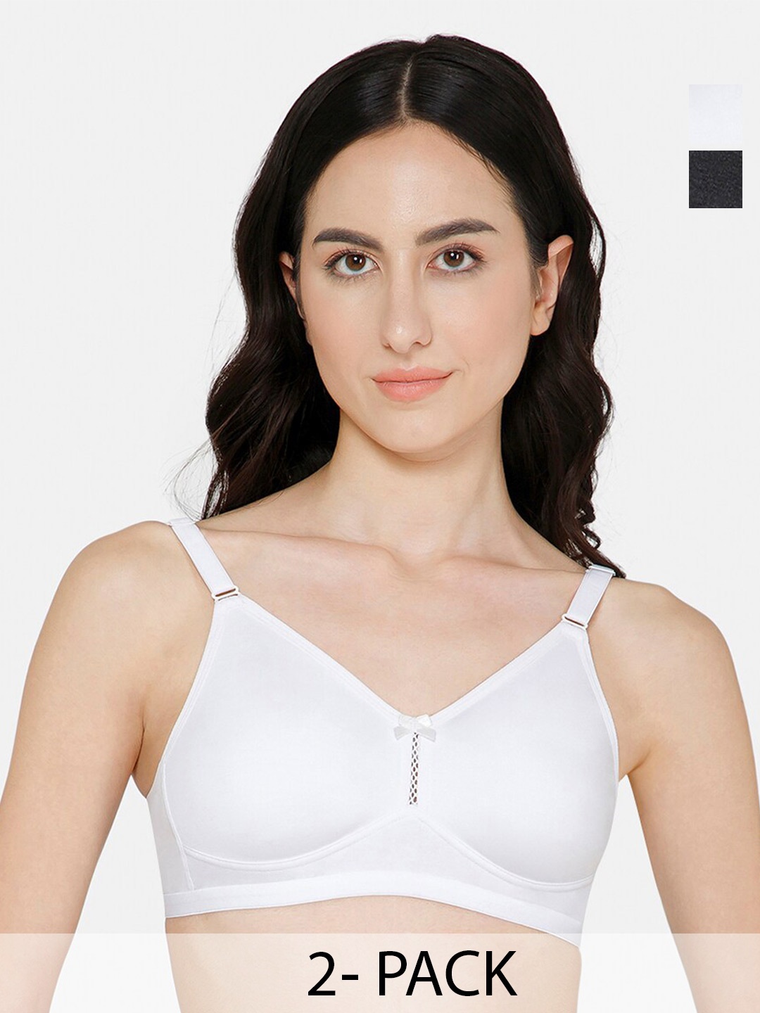 NAIDU HALL Pack Of 2 Full Coverage Non Padded Cotton Everyday Bras With All Day Comfort, White
NAIDU HALL Pack Of 2 Full Coverage Non Padded Cotton Everyday Bras With All Day Comfort, White