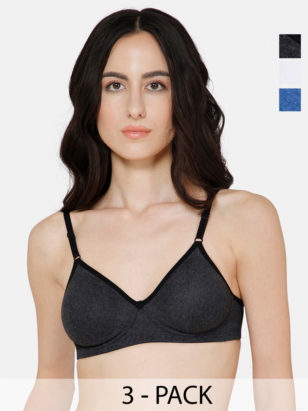 NAIDU HALL Pack Of 3 Full Coverage Non Padded Cotton Everyday Bras With All Day Comfort, White
NAIDU HALL Pack Of 3 Full Coverage Non Padded Cotton Everyday Bras With All Day Comfort, White