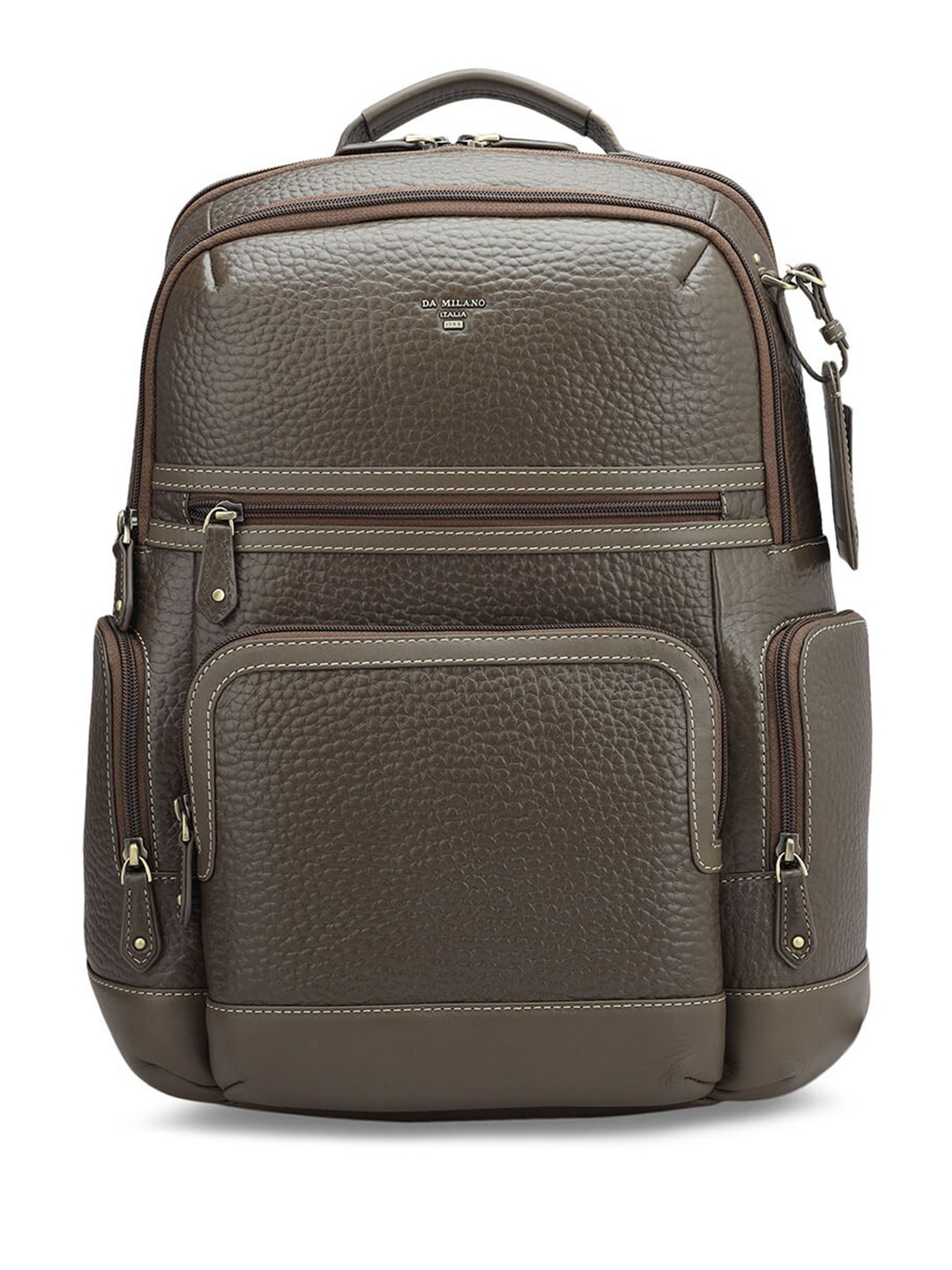 Da Milano Men Backpack, Grey