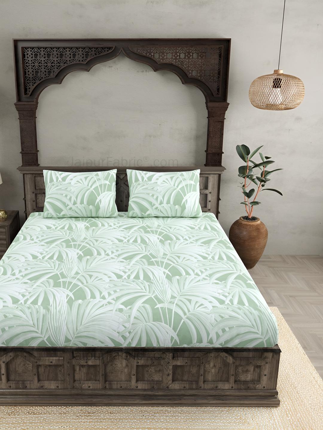 BED-SHEET.COM Green & White Ethnic Motifs Cotton 300 TC King Bedsheet With 2 Pillow Covers
BED-SHEET.COM Green & White Ethnic Motifs Cotton 300 TC King Bedsheet With 2 Pillow Covers