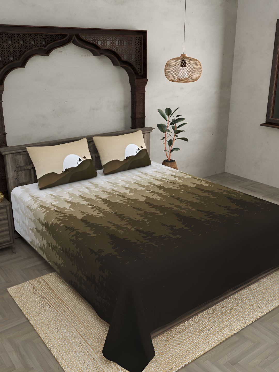 BED-SHEET.COM Green Conversational Printed Cotton 300 TC King Bedsheet & 2 Pillow Covers
BED-SHEET.COM Green Conversational Printed Cotton 300 TC King Bedsheet & 2 Pillow Covers