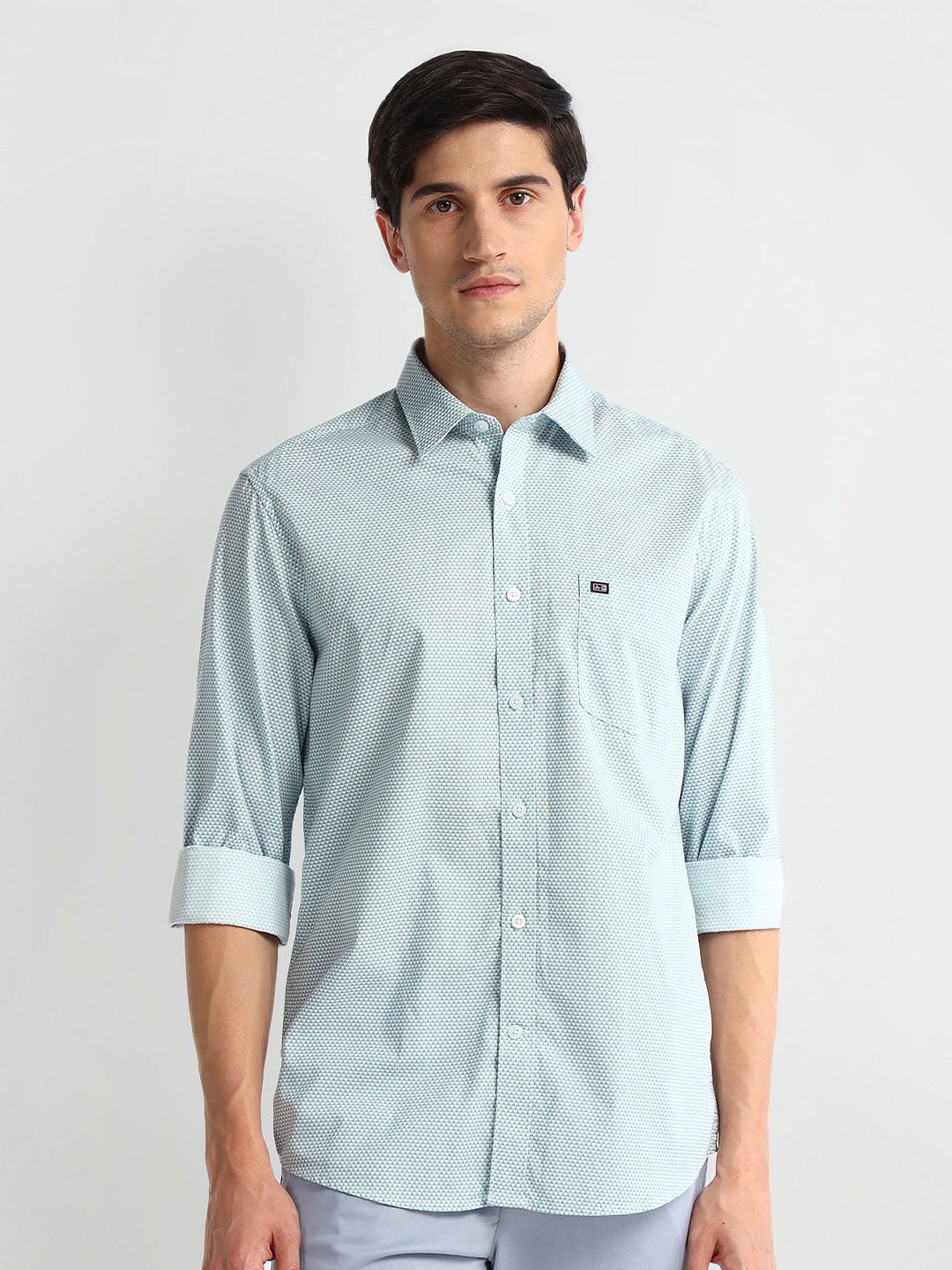 Arrow Sport Micro Ditsy Printed Spread Collar Curved Cotton Slim Fit Casual Shirt, Grey
Arrow Sport Micro Ditsy Printed Spread Collar Curved Cotton Slim Fit Casual Shirt, Grey