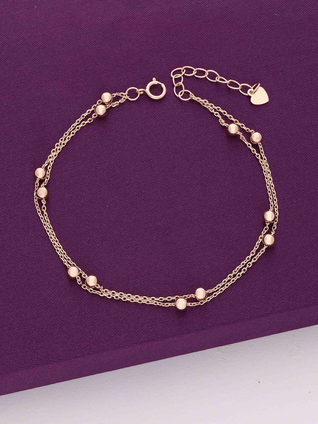 KAI JEWEL Women Sterling Silver Cubic Zirconia Rhodium-Plated Link Bracelet, Rose gold
KAI JEWEL Women Sterling Silver Cubic Zirconia Rhodium-Plated Link Bracelet, Rose gold