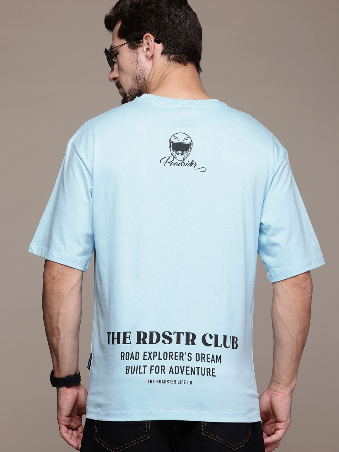 The Roadster Lifestyle Co. Printed Drop-Shoulder Sleeves Pure Cotton Relaxed T-shirt, Blue
The Roadster Lifestyle Co. Printed Drop-Shoulder Sleeves Pure Cotton Relaxed T-shirt, Blue