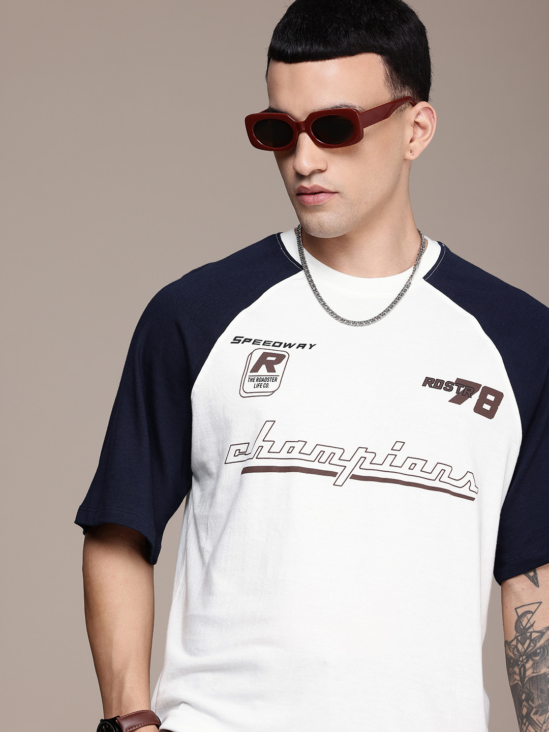 The Roadster Life Co. Typography Printed Pure Cotton Relaxed Fit T-shirt, White
The Roadster Life Co. Typography Printed Pure Cotton Relaxed Fit T-shirt, White