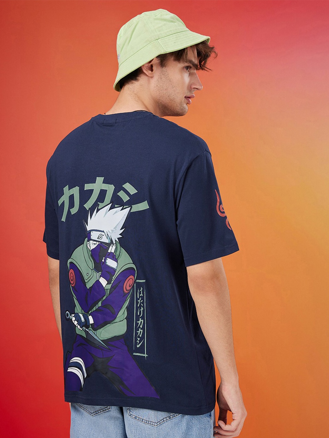 Bewakoof Graphic Naruto Printed Drop-Shoulder Sleeves Oversized Cotton T-shirt, Blue
Bewakoof Graphic Naruto Printed Drop-Shoulder Sleeves Oversized Cotton T-shirt, Blue
