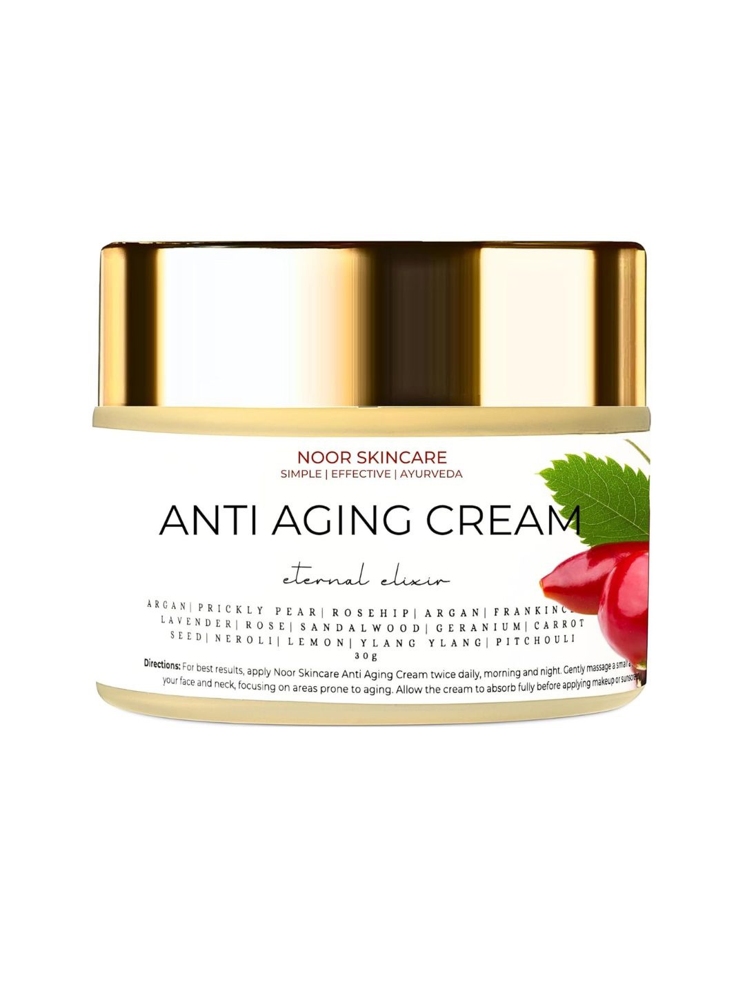 NOOR SKINCARE Anti Aging Night Cream for Anti Wrinkle & Skin Tightening - 30 g, Yellow
NOOR SKINCARE Anti Aging Night Cream for Anti Wrinkle & Skin Tightening - 30 g, Yellow