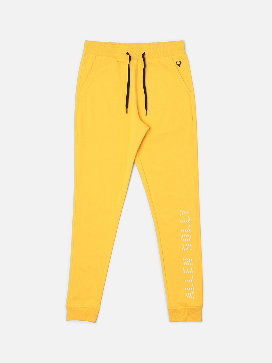 Allen Solly Junior Boys Brand Printed detail Mid Rise Regular Fit Casual Joggers, Yellow
Allen Solly Junior Boys Brand Printed detail Mid Rise Regular Fit Casual Joggers, Yellow