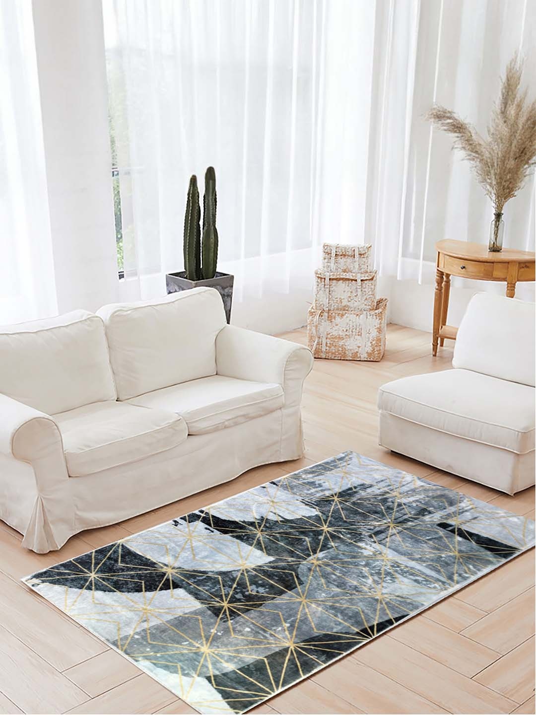 Sapana Carpet-Mats Rio Off White Abstract Printed Anti Skid Rectangle Contemporary Carpet
Sapana Carpet-Mats Rio Off White Abstract Printed Anti Skid Rectangle Contemporary Carpet