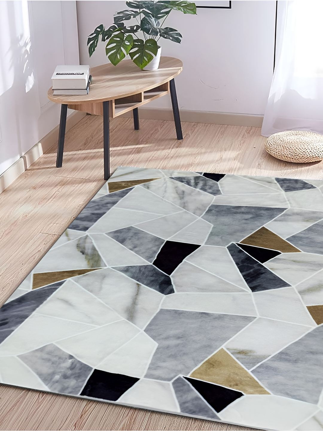 Sapana Carpet-Mats Rio Grey & White Printed Anti Skid Rectangle Contemporary Carpet
Sapana Carpet-Mats Rio Grey & White Printed Anti Skid Rectangle Contemporary Carpet