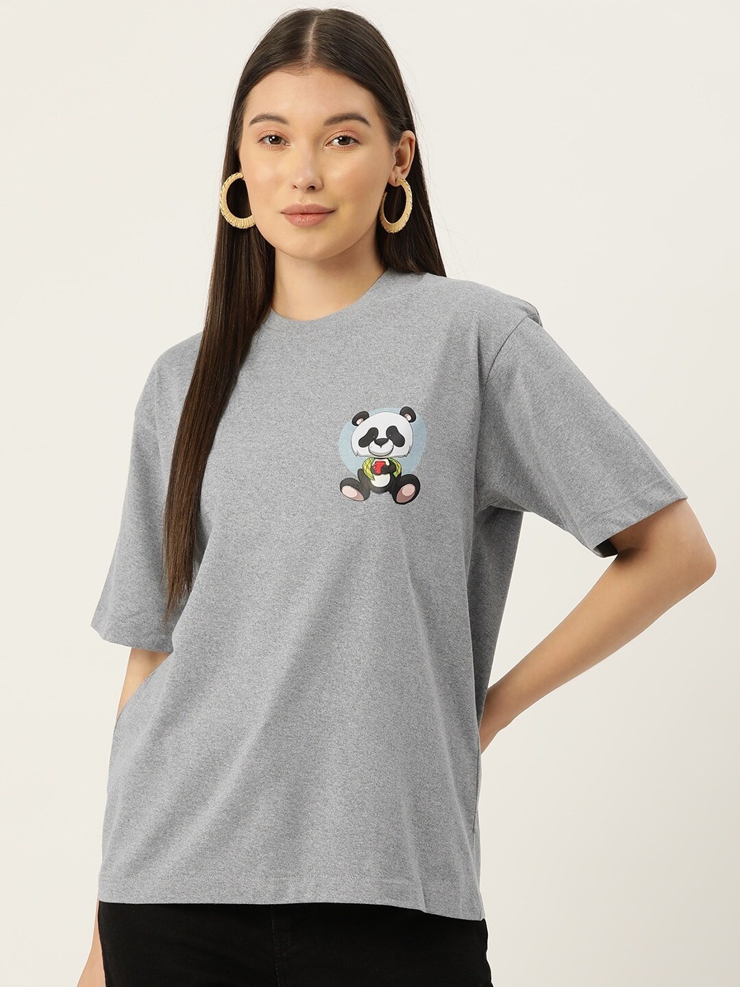 Slenor Graphic Printed Drop-Shoulder Sleeves Pure Cotton Oversized T-shirt, Grey melange
Slenor Graphic Printed Drop-Shoulder Sleeves Pure Cotton Oversized T-shirt, Grey melange