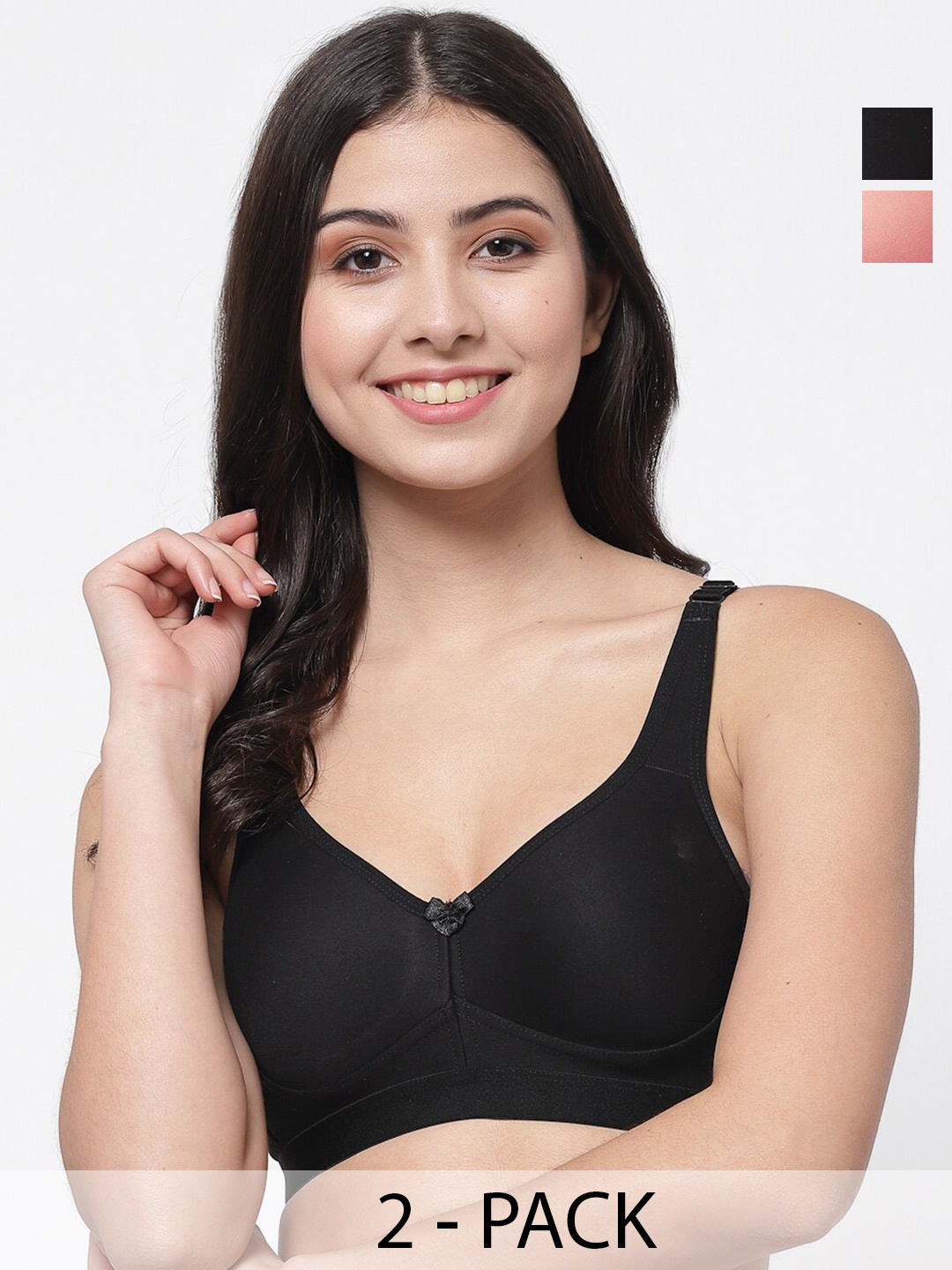 College Girl Pack of 2 Full Coverage Lightly Padded Minimizer Bra-All Day Comfort, Coral
College Girl Pack of 2 Full Coverage Lightly Padded Minimizer Bra-All Day Comfort, Coral