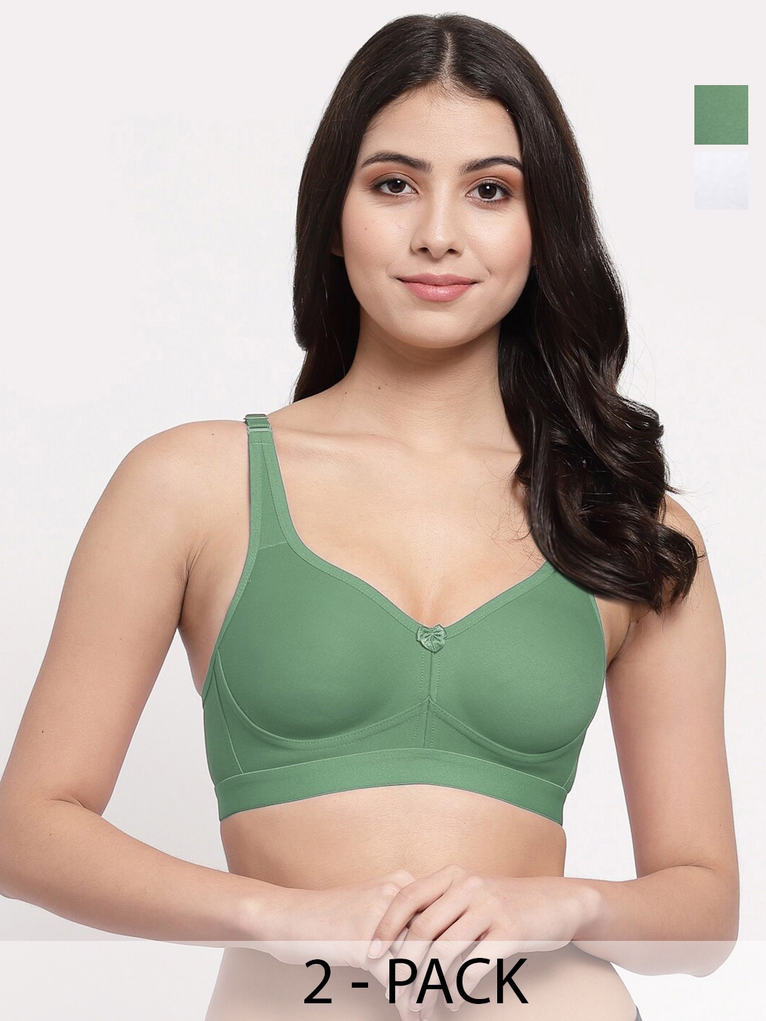 College Girl Pack of 2 Full Coverage Lightly Padded Minimizer Bra With All Day Comfort, White
College Girl Pack of 2 Full Coverage Lightly Padded Minimizer Bra With All Day Comfort, White