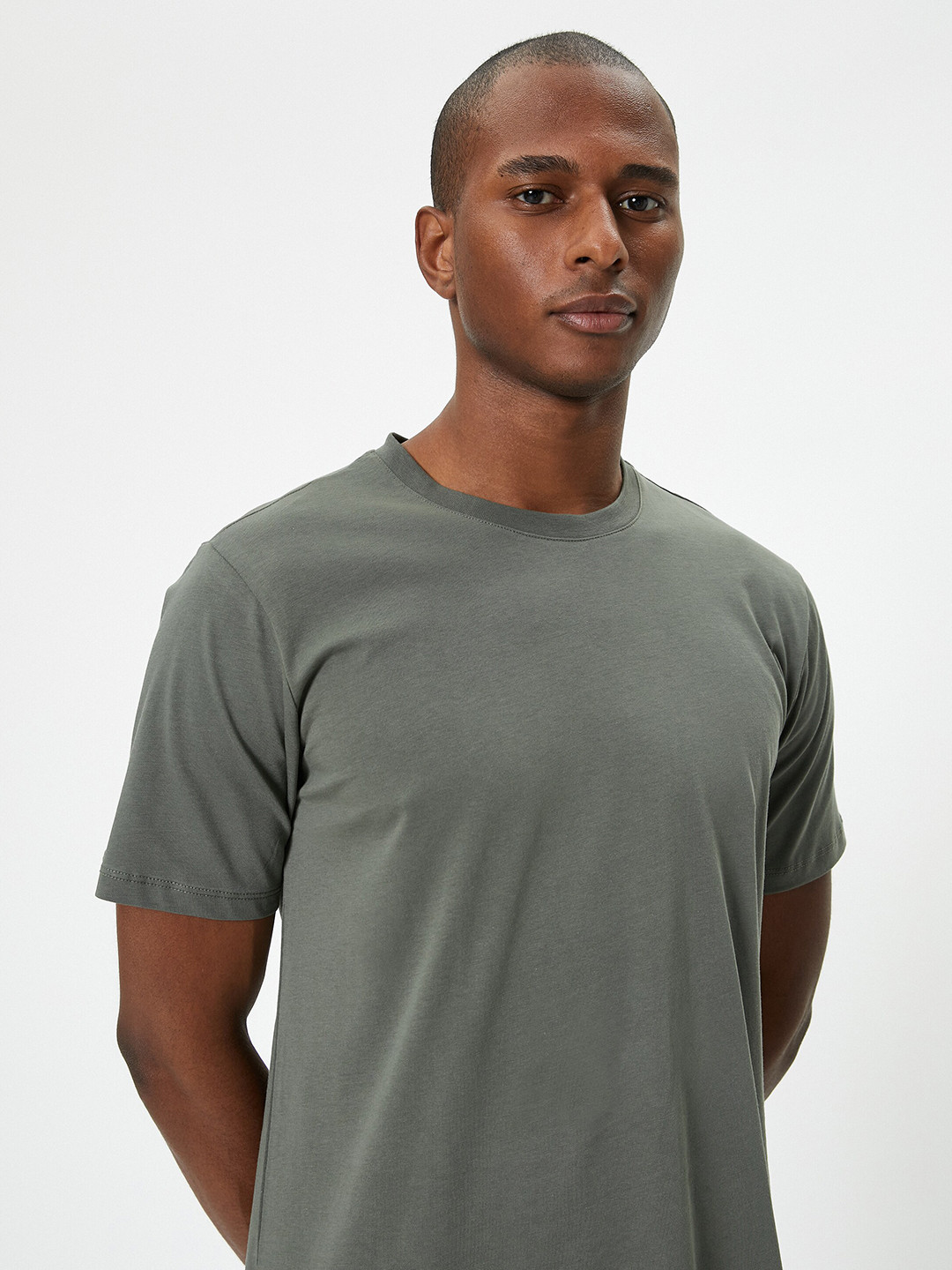 Koton Slim Fit Round Neck Cotton T-shirt, Khaki
Koton Slim Fit Round Neck Cotton T-shirt, Khaki