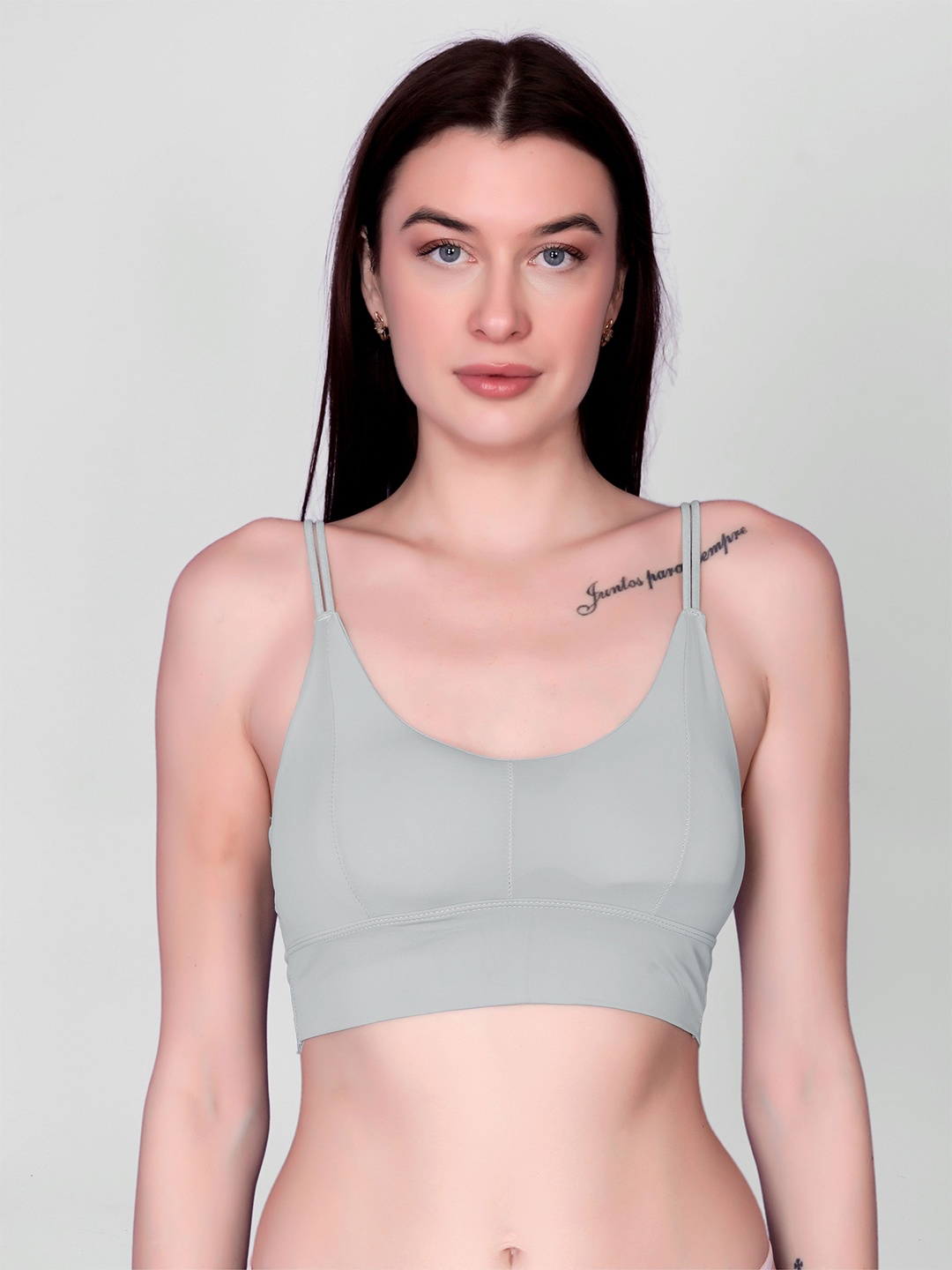 Gopalvilla Full Coverage Lightly Padded Everyday Bra With All Day Comfort, Grey
Gopalvilla Full Coverage Lightly Padded Everyday Bra With All Day Comfort, Grey