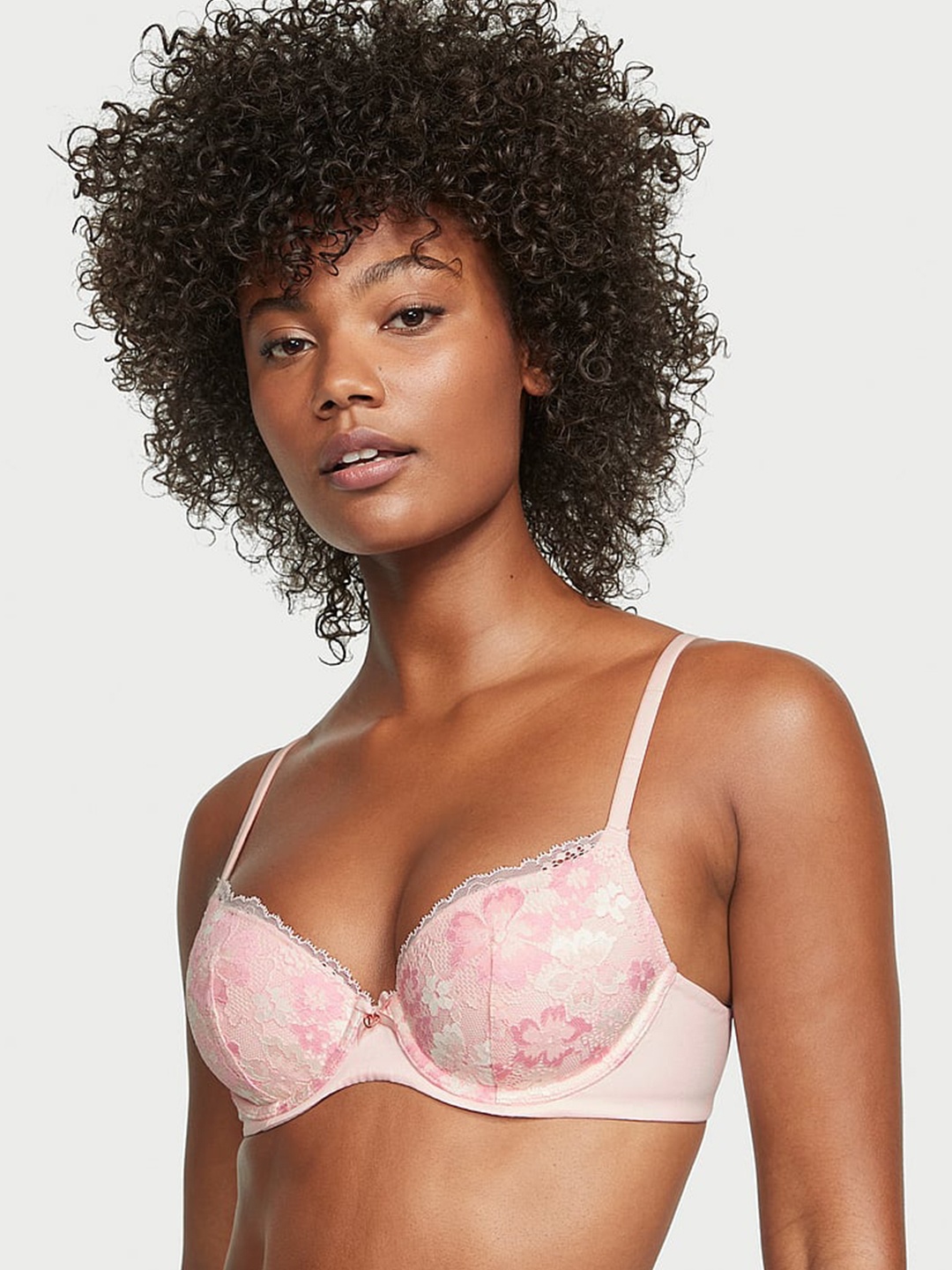 Victoria's Secret Floral Medium Coverage Lightly Padded Everyday Bra With All Day Comfort, Pink
Victoria's Secret Floral Medium Coverage Lightly Padded Everyday Bra With All Day Comfort, Pink