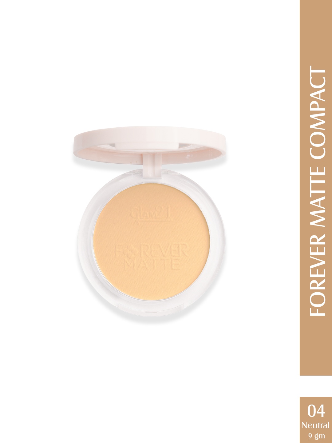 GLAM21 Forever Matte Long Lasting HD Matte Finish Compact Powder 9g - Neutral 04, Beige
GLAM21 Forever Matte Long Lasting HD Matte Finish Compact Powder 9g - Neutral 04, Beige