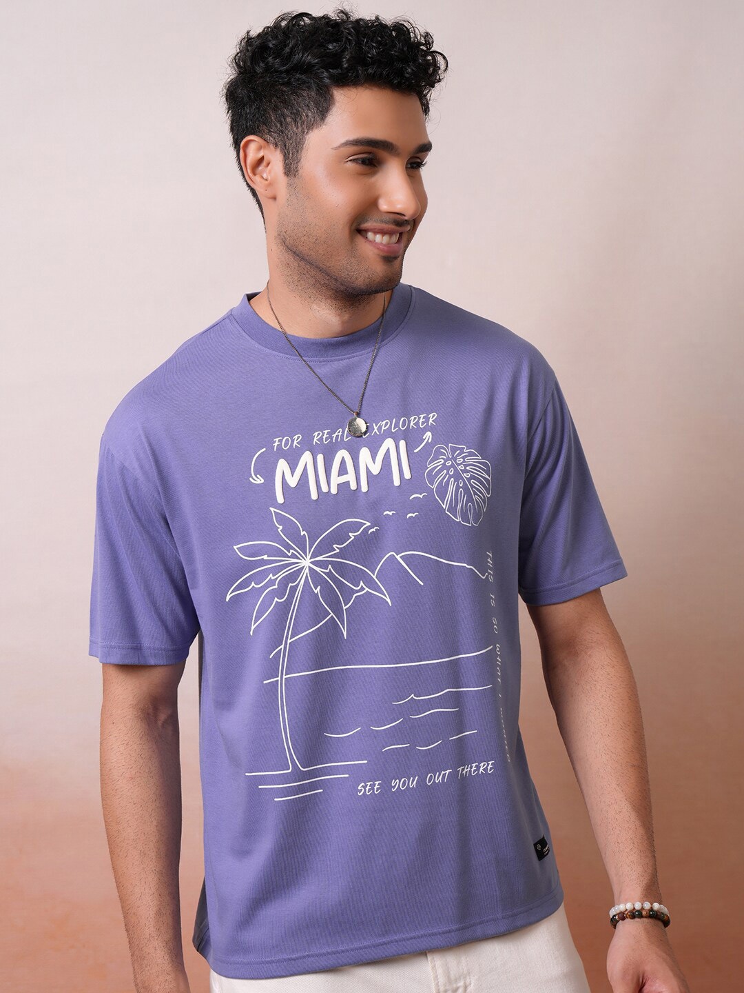 LOCOMOTIVE Men Premium Puff Printed Round Neck Half Sleeve Relaxed Drop Shoulder T- Shirt, Purple
LOCOMOTIVE Men Premium Puff Printed Round Neck Half Sleeve Relaxed Drop Shoulder T- Shirt, Purple