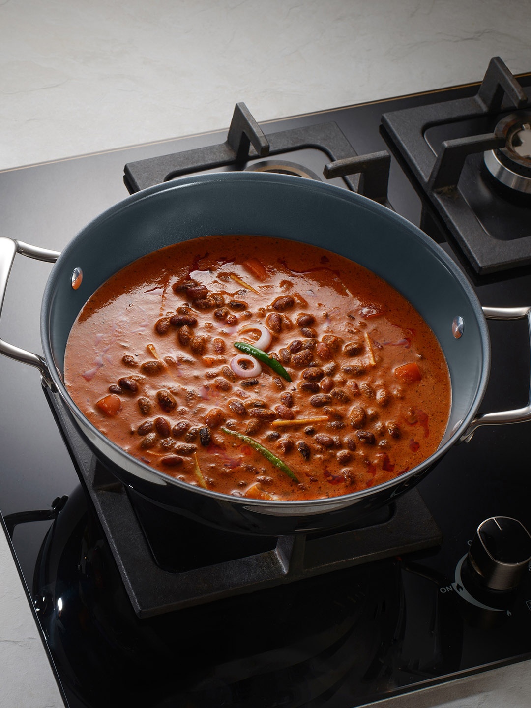 Tramontina Fusao Non Toxic SS Ceramic Triply Induction Base Kadai with lid 30cm, Silver
Tramontina Fusao Non Toxic SS Ceramic Triply Induction Base Kadai with lid 30cm, Silver