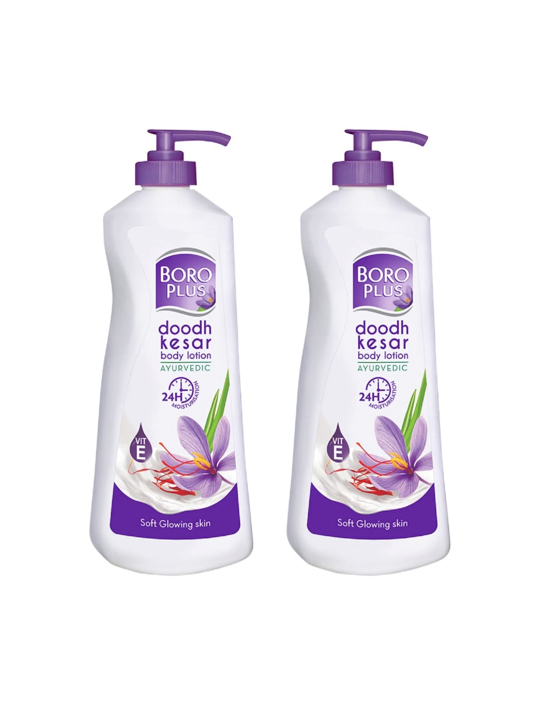 BOROPLUS Set of 2 Doodh Kesar Body Lotion with Vit E for Soft Glowing Skin - 400 ml Each, White
BOROPLUS Set of 2 Doodh Kesar Body Lotion with Vit E for Soft Glowing Skin - 400 ml Each, White