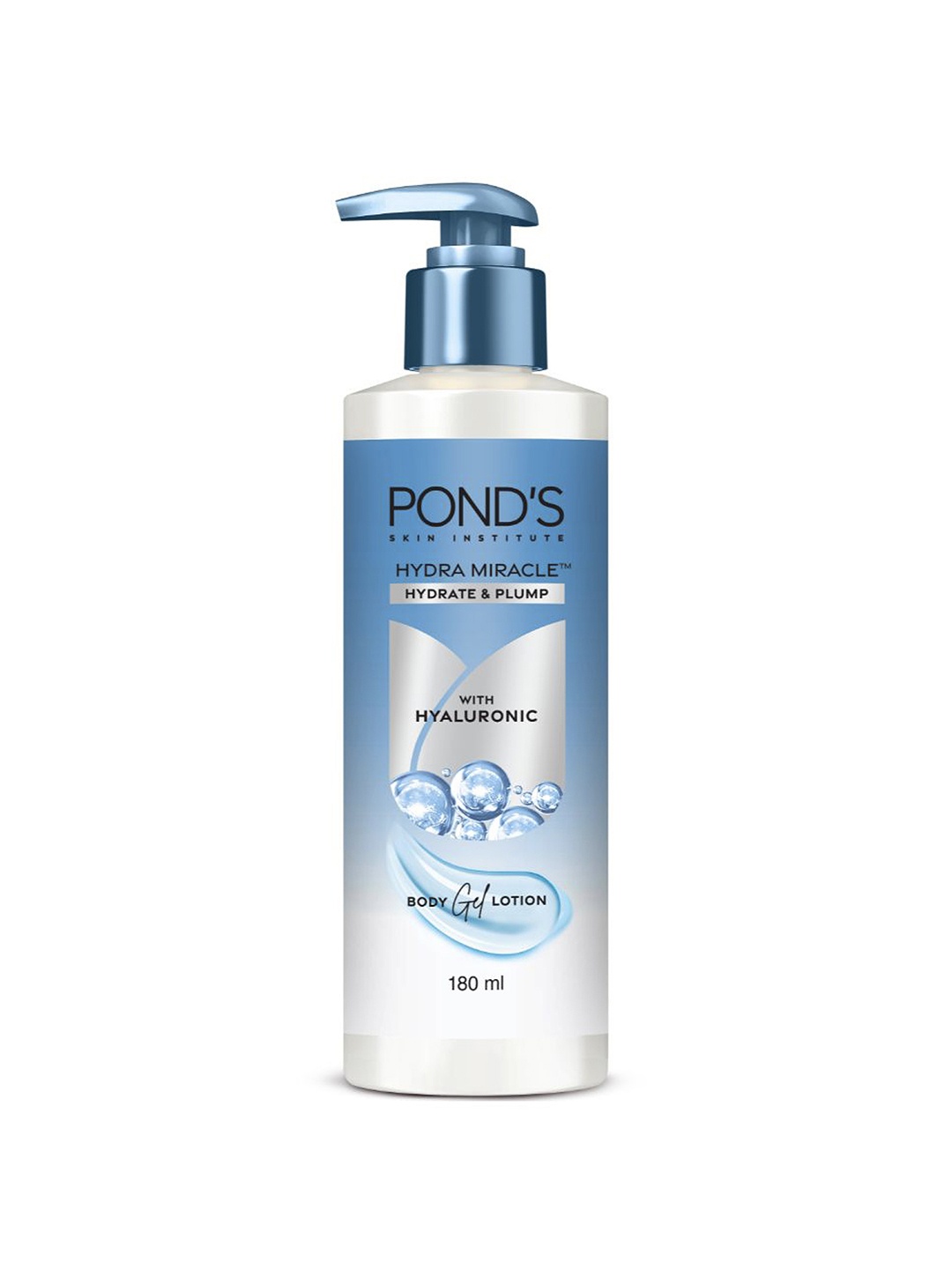 Ponds Hydra Miracle Hydrate & Plump Body Gel Lotion With Hyaluronic Acid - 180ml, Blue
Ponds Hydra Miracle Hydrate & Plump Body Gel Lotion With Hyaluronic Acid - 180ml, Blue