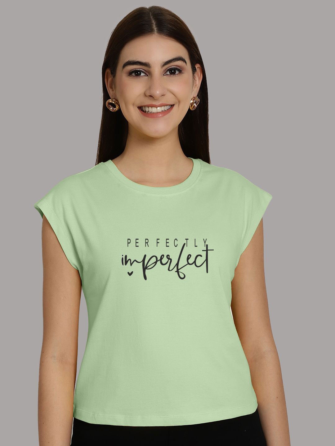 Friskers Typography Printed Round Neck Extended Sleeves Pure Cotton Tshirt, Sea green
Friskers Typography Printed Round Neck Extended Sleeves Pure Cotton Tshirt, Sea green