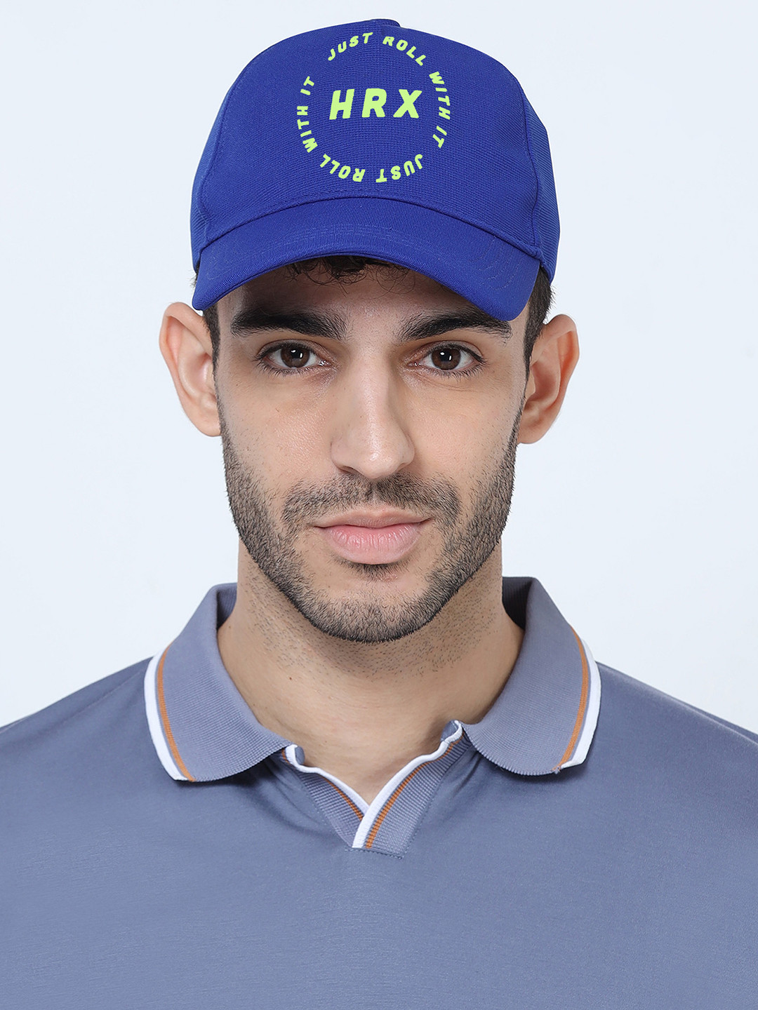HRX by Hrithik Roshan Unisex Printed Baseball Cap, Blue 
HRX by Hrithik Roshan Unisex Printed Baseball Cap, Blue