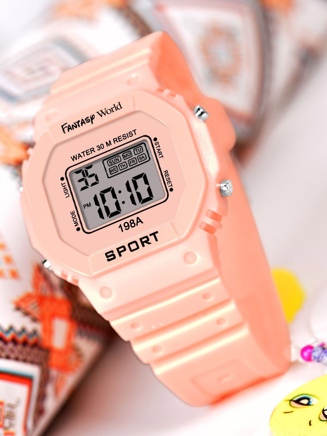 Fantasy World Kids Embellished Dial & Bracelet Style Straps Digital Multi Function Watch, Orange
Fantasy World Kids Embellished Dial & Bracelet Style Straps Digital Multi Function Watch, Orange