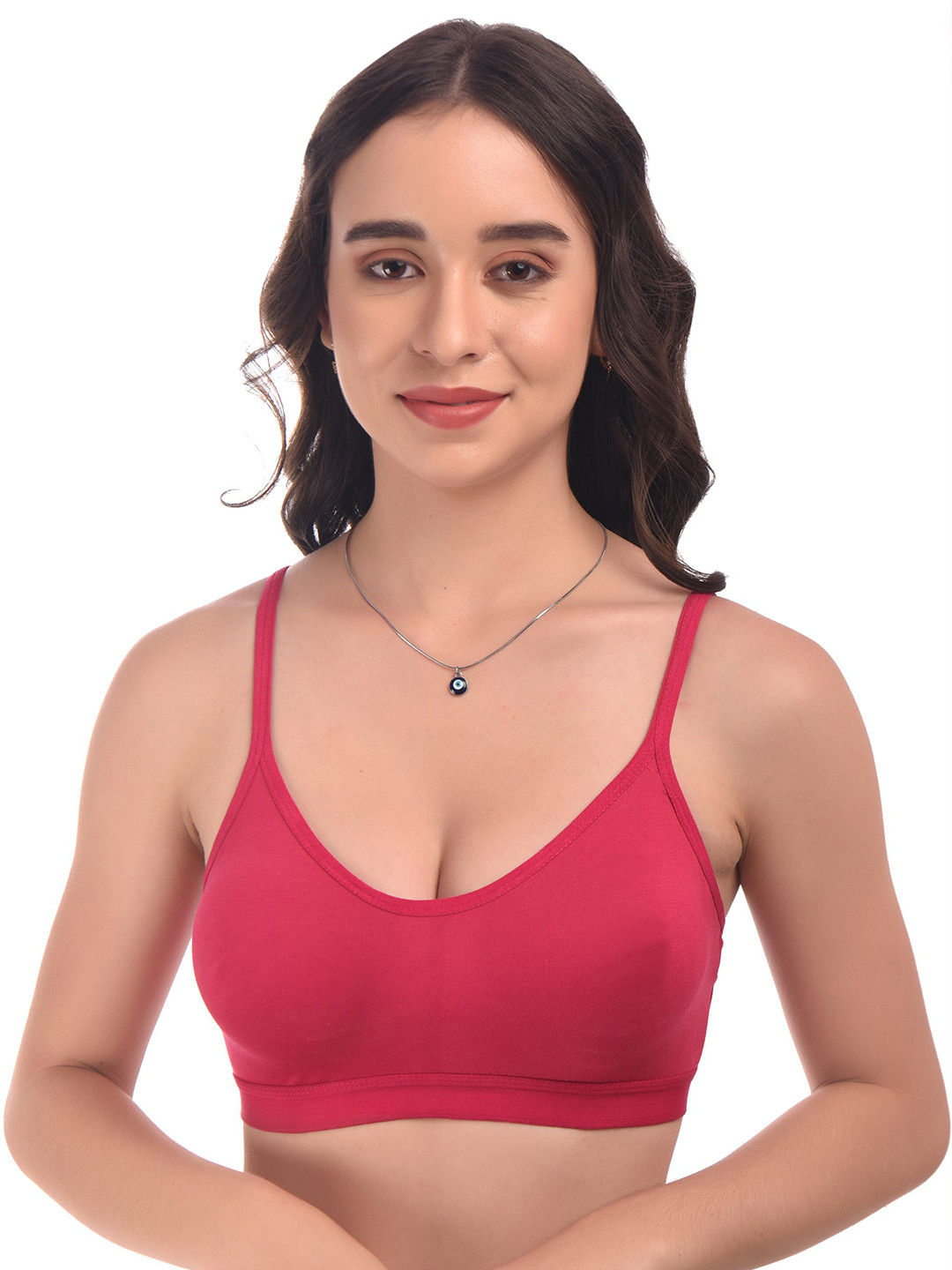 elina Women Solid Full Coverage Non Padded Workout Bra, Pink
elina Women Solid Full Coverage Non Padded Workout Bra, Pink