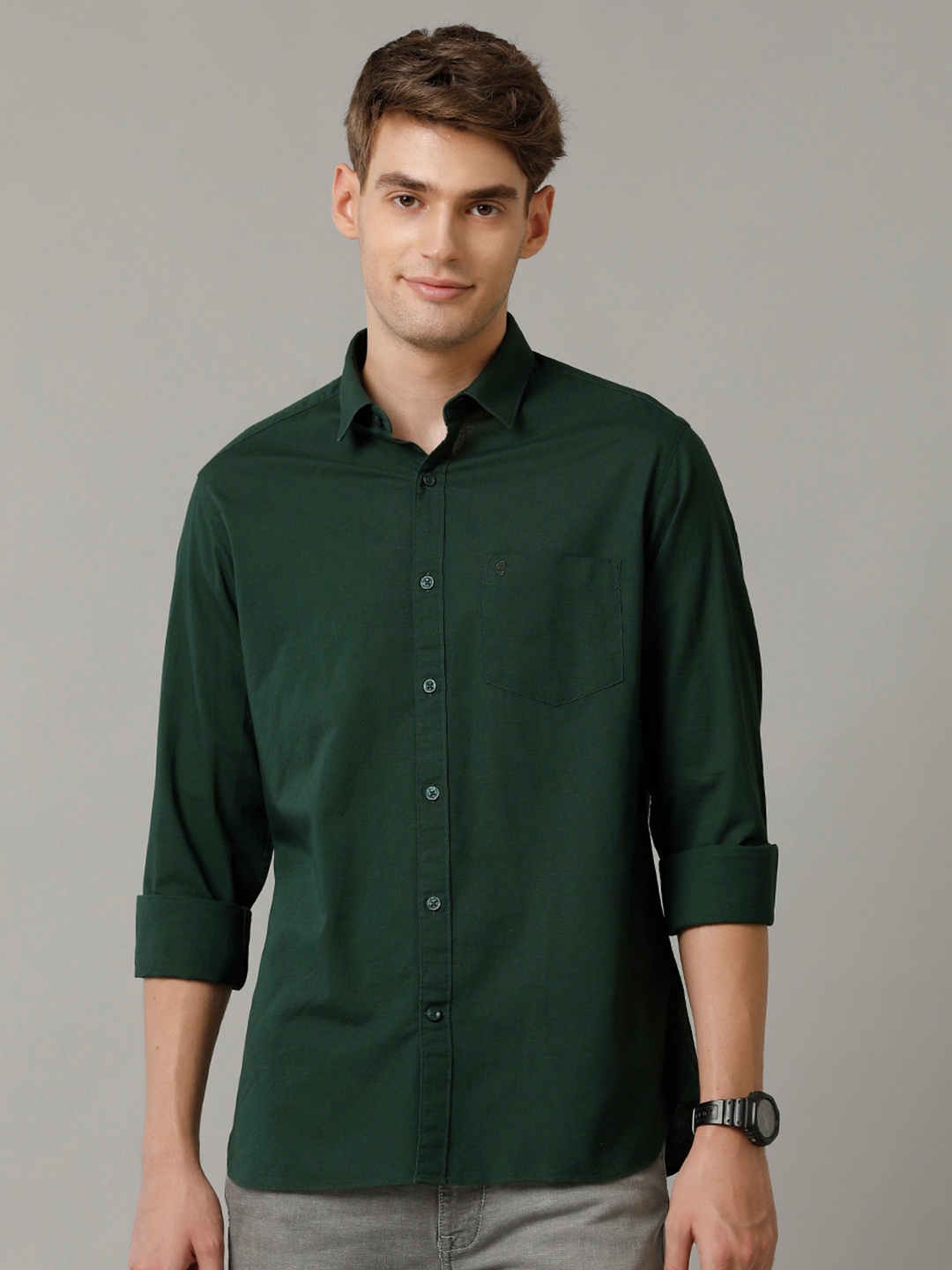 CAVALLO by Linen Club Contemporary Slim Fit Spread Collar Long Sleeves Casual Shirt, Green
CAVALLO by Linen Club Contemporary Slim Fit Spread Collar Long Sleeves Casual Shirt, Green