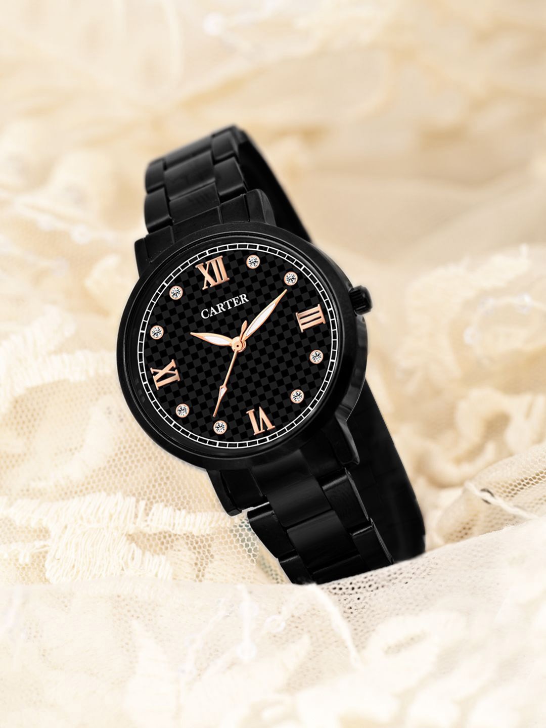 Sandy D Carter Women Dial & Bracelet Style Straps Analogue Watch Sandy D Carter-166-BK, Black
Sandy D Carter Women Dial & Bracelet Style Straps Analogue Watch Sandy D Carter-166-BK, Black