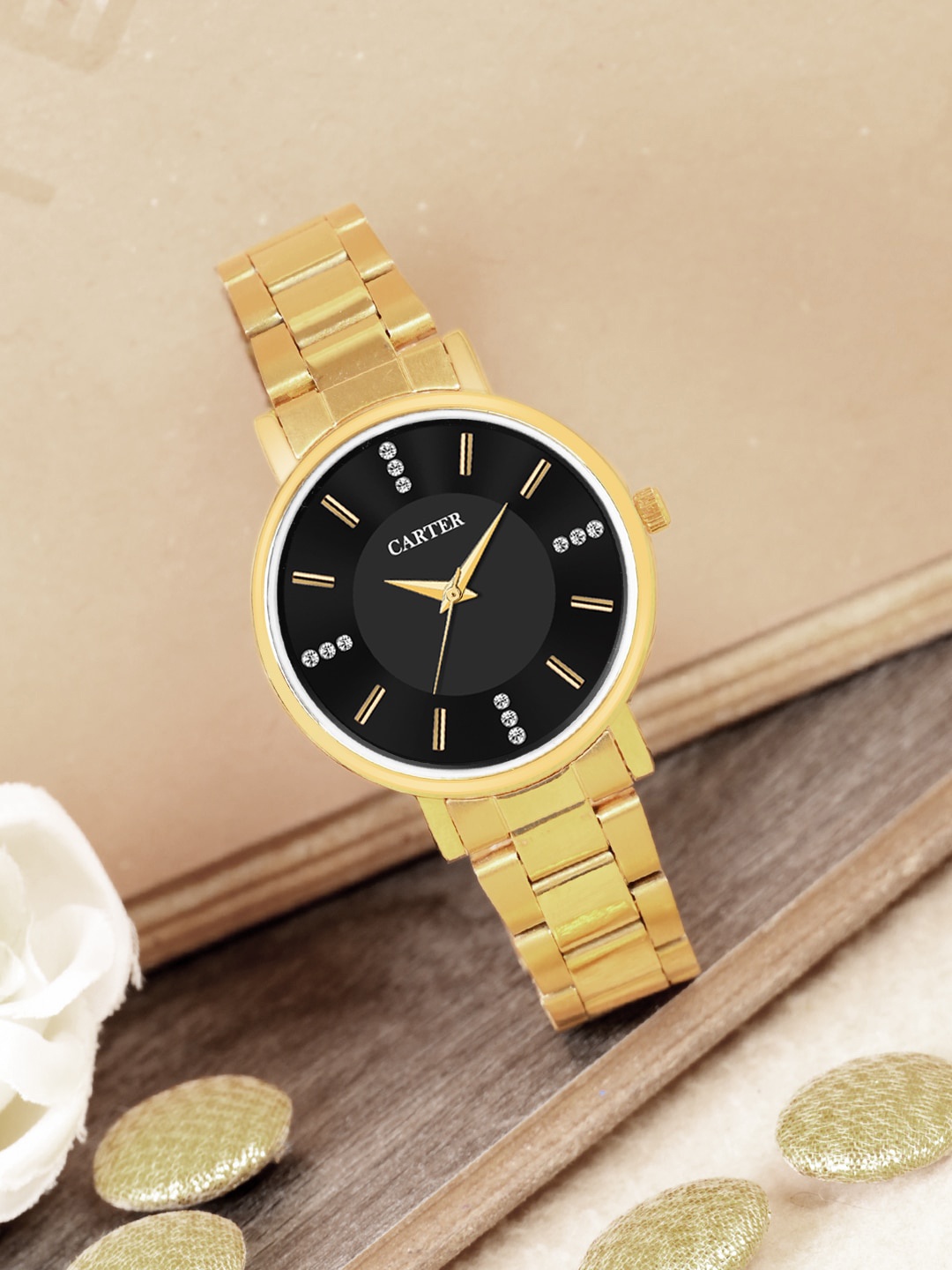Sandy D Carter Women Dial & Bracelet Style Straps Analogue Watch Sandy D Carter-165-GD, Gold
Sandy D Carter Women Dial & Bracelet Style Straps Analogue Watch Sandy D Carter-165-GD, Gold