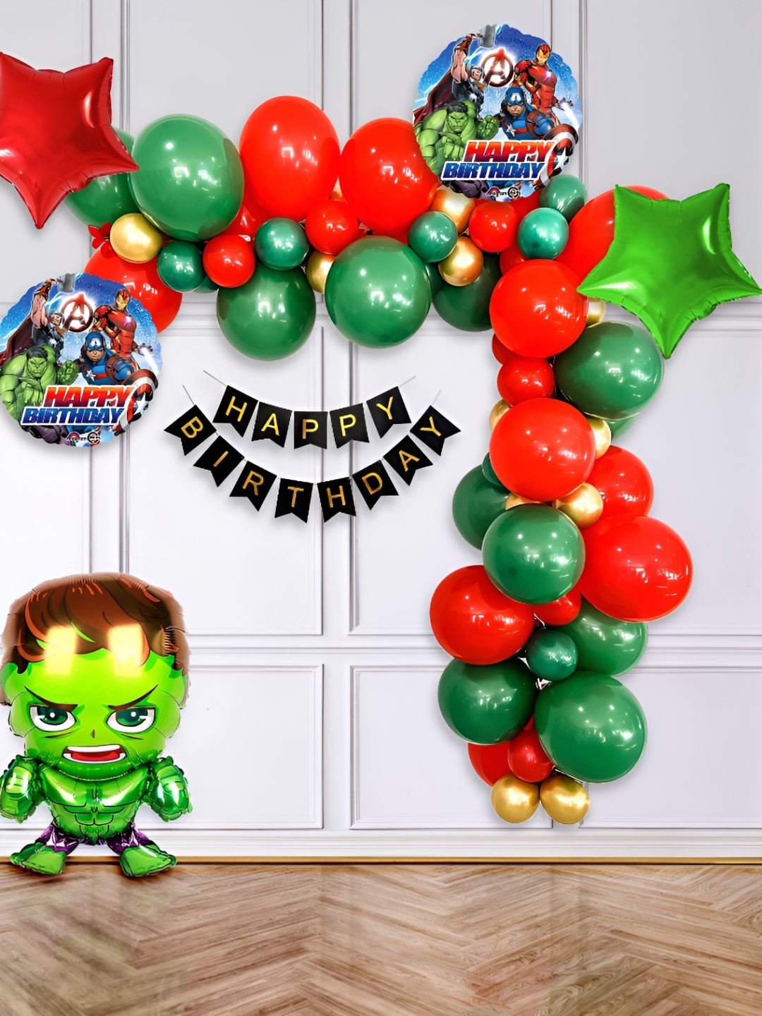 SPECIAL YOU 49 Pcs Green and Red Birthday Shower Decor Avengers Festive Decor Theme
SPECIAL YOU 49 Pcs Green and Red Birthday Shower Decor Avengers Festive Decor Theme
