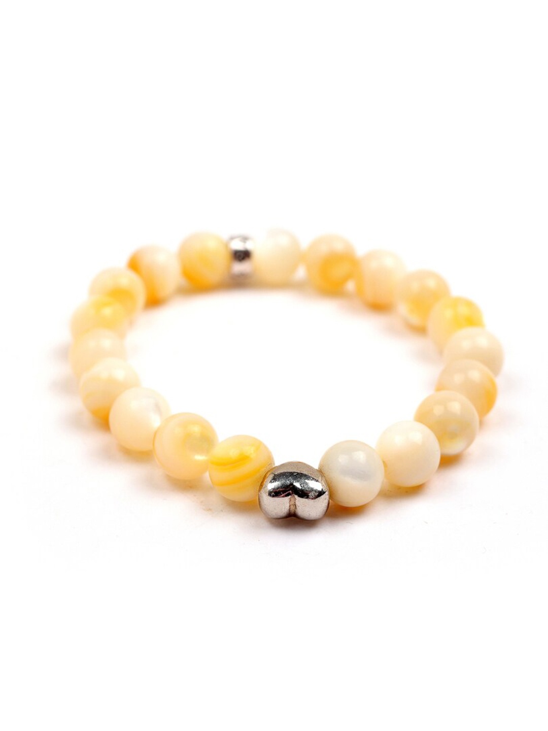 Stone Story By Shruti Women Mother of Pearl Handcrafted Rhodium-Plated Bracelet, Silver
Stone Story By Shruti Women Mother of Pearl Handcrafted Rhodium-Plated Bracelet, Silver