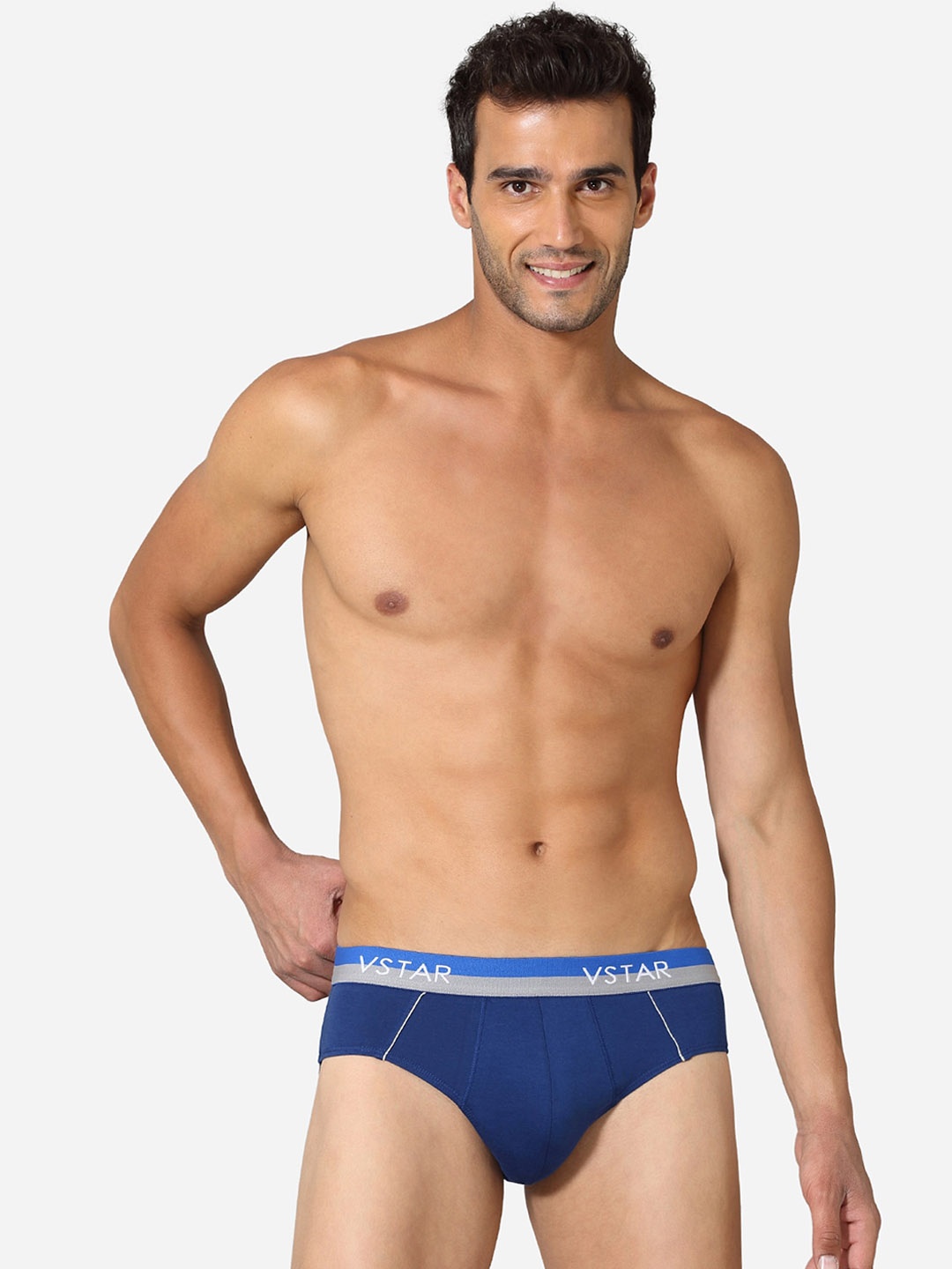VStar Pack Of 2 Men Square Cut Style Basic Briefs CAVIN NEO-2PCS-ESTATE_BLUE, Navy blue
VStar Pack Of 2 Men Square Cut Style Basic Briefs CAVIN NEO-2PCS-ESTATE_BLUE, Navy blue