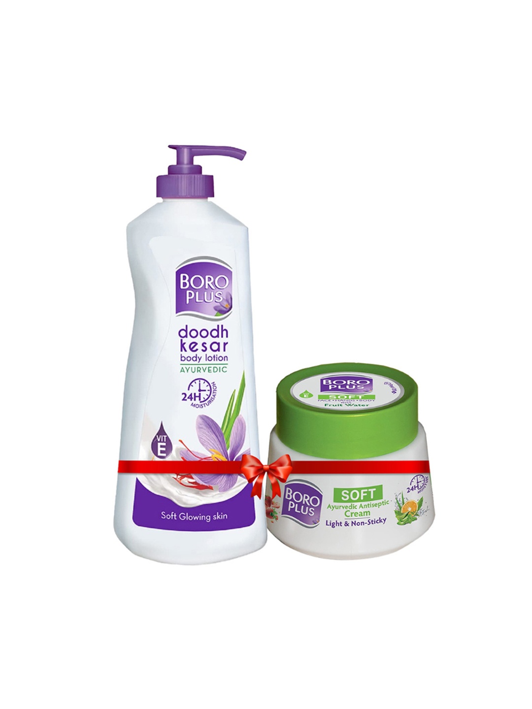 BOROPLUS Set of Soft Ayurvedic Antiseptic Cream 200ml & Doodh Kesar Body Lotion 400ml, White
BOROPLUS Set of Soft Ayurvedic Antiseptic Cream 200ml & Doodh Kesar Body Lotion 400ml, White