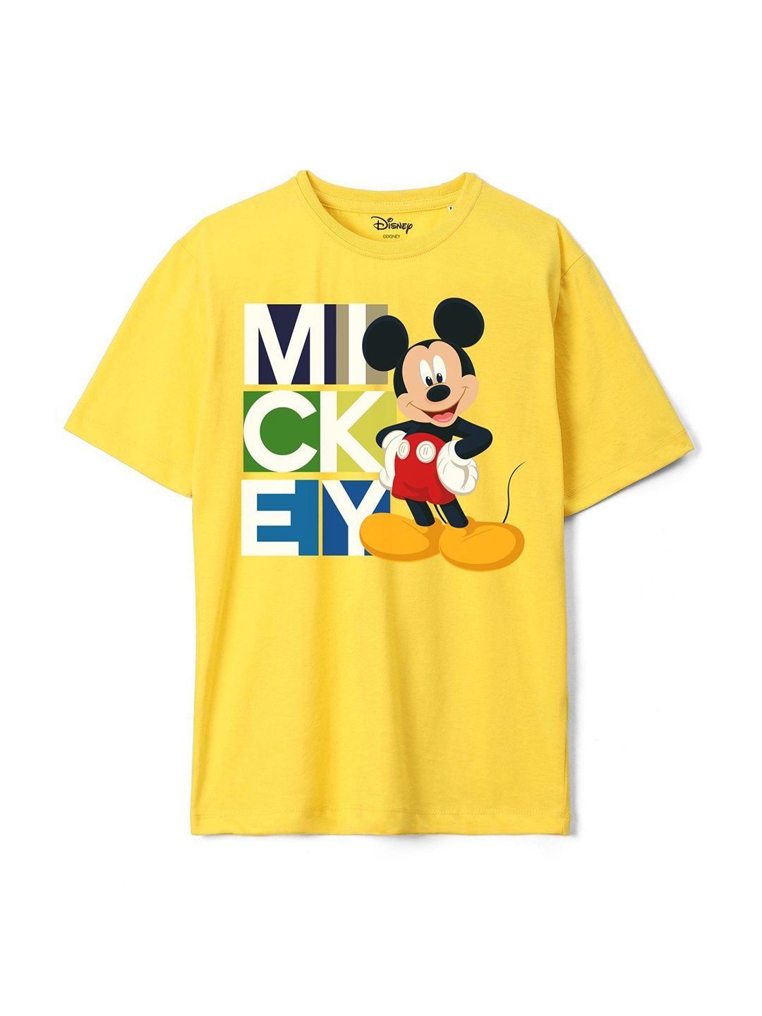 Wear Your Mind Boys Mickey Mouse Printed Cotton Short Sleeves Applique T-shirt, Yellow
Wear Your Mind Boys Mickey Mouse Printed Cotton Short Sleeves Applique T-shirt, Yellow